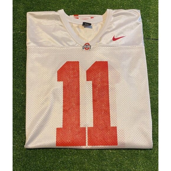 Nike Other - Vintage Ohio State Buckeyes jersey mens 2XL white red nike Y2K football OSU 33